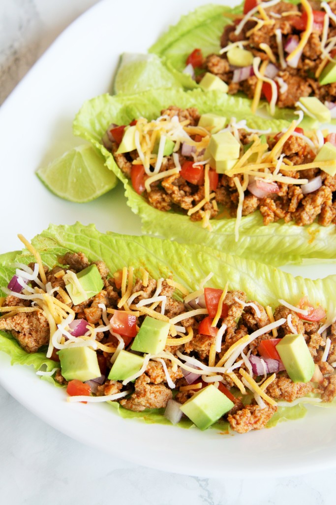 Taco Lettuce Boats - The Tasty Bite