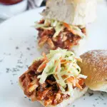 BBQ Pulled Pork Sliders with Buttermilk Coleslaw