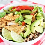 Chicken Fajita Quinoa Bowl