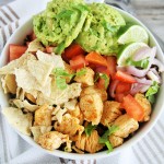 Chipotle Chicken and Guacamole Grain Bowl