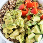 Pesto Chicken Quinoa Power Bowl