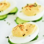 Sriracha Deviled Eggs