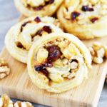 Brie, Cranberry and Walnut Pinwheels