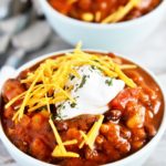 Slow Cooker Pumpkin Turkey Chili