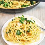 Garlic Parmesan Kale Pasta