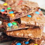 M&M’S Chocolate Chip Brownie Brittle