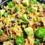 Beef Burrito Rice Skillet