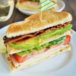 Candied Bacon Avocado Club Sandwiches