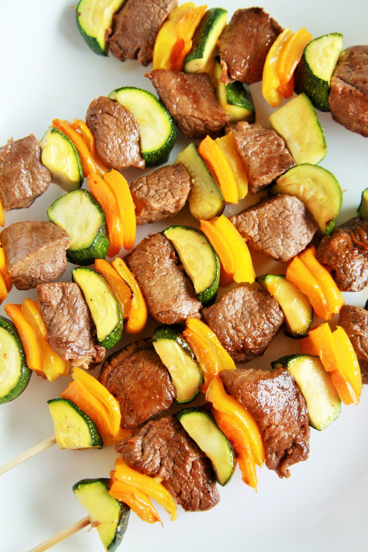 Asian Pepper Steak Kebabs - The Tasty Bite