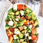 Turkey Avocado Caprese Salad