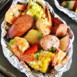 Cajun Sausage and Shrimp Boil Foil Packets