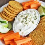 5-Ingredient Roasted Garlic Feta Cheese Dip