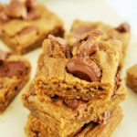 Chocolate Peanut Butter Cup Blondies