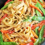 Slow Cooker Honey Teriyaki Chicken Noodles