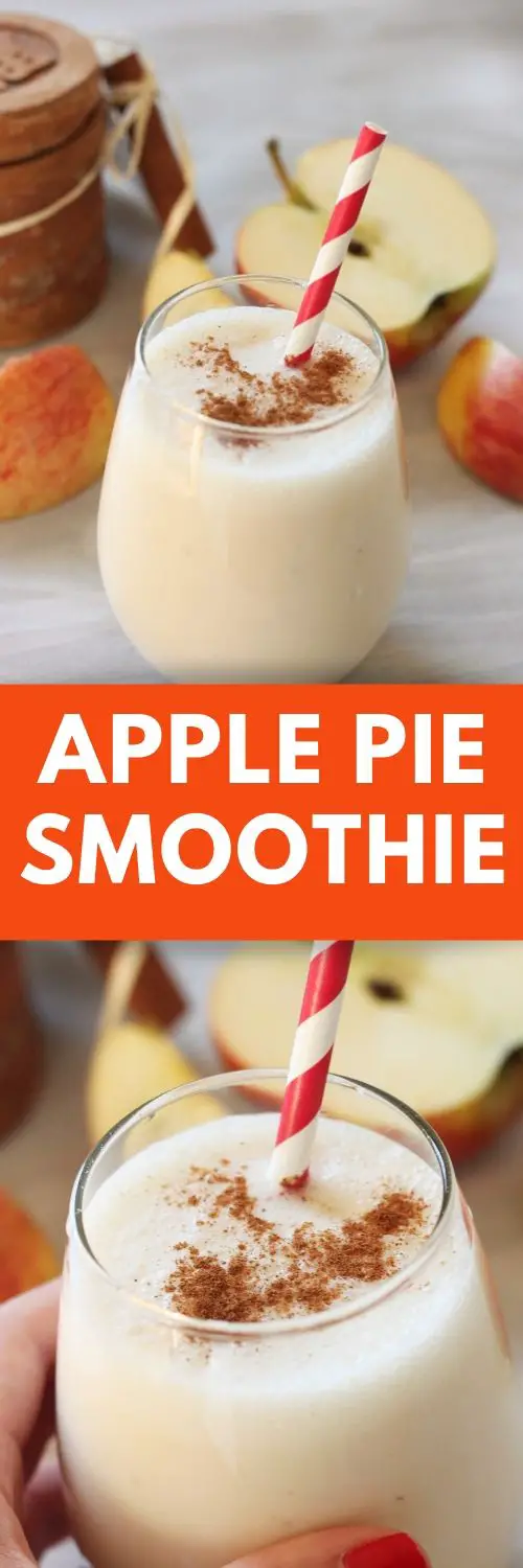 Apple Pie Smoothie is everything you love about the classic dessert in a healthy, sippable form!