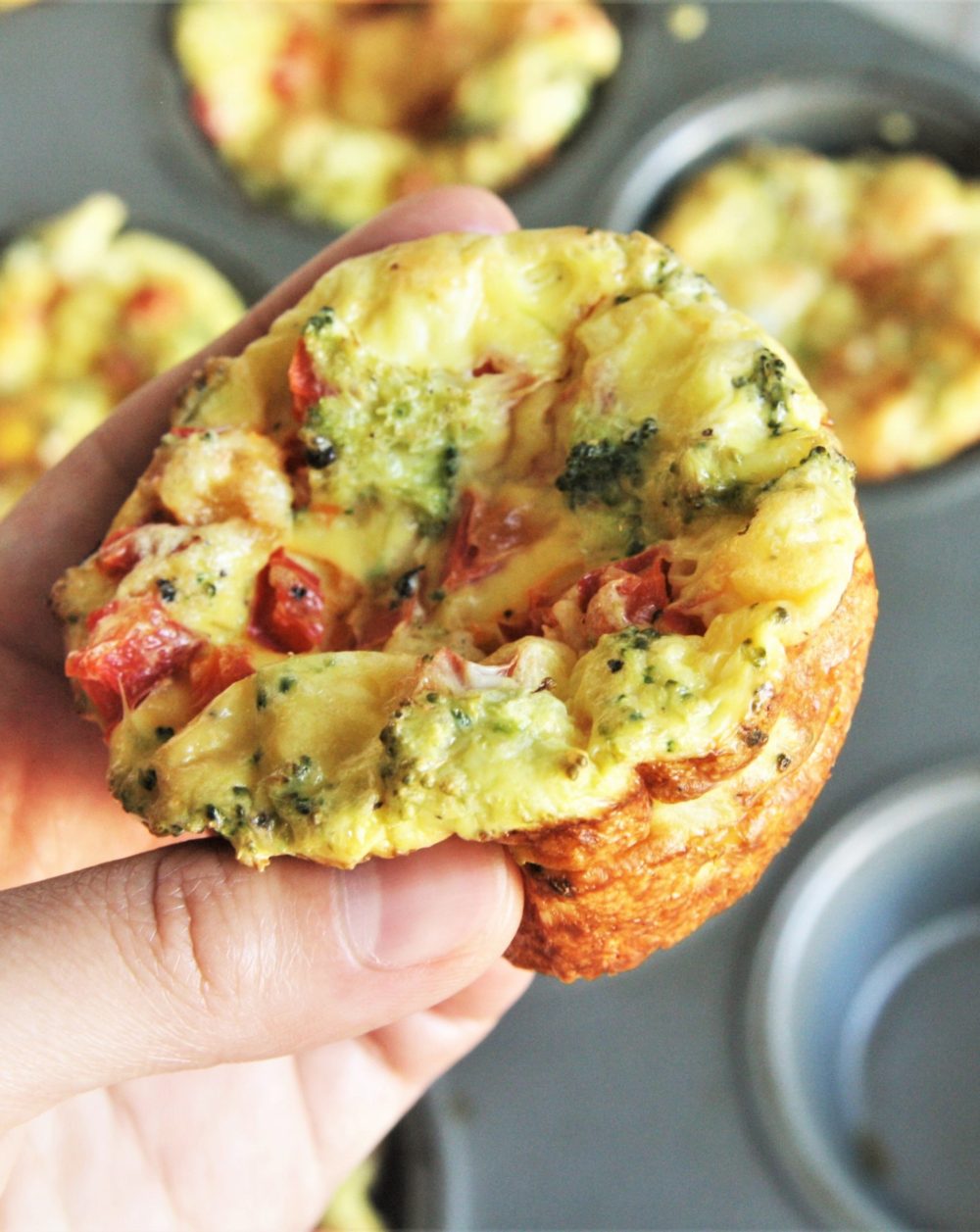 Start your day right with Healthy Breakfast Egg Muffin Cups! These portable breakfast egg cups are packed with vegetables and protein, baked to perfection in muffin tins and can be made in advance.