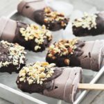 Chocolate Dipped Fudge Popsicles