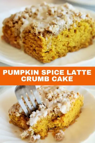 Pumpkin Spice Latte Crumb Cake - The Tasty Bite