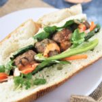 Vietnamese Pork Meatball Banh Mi