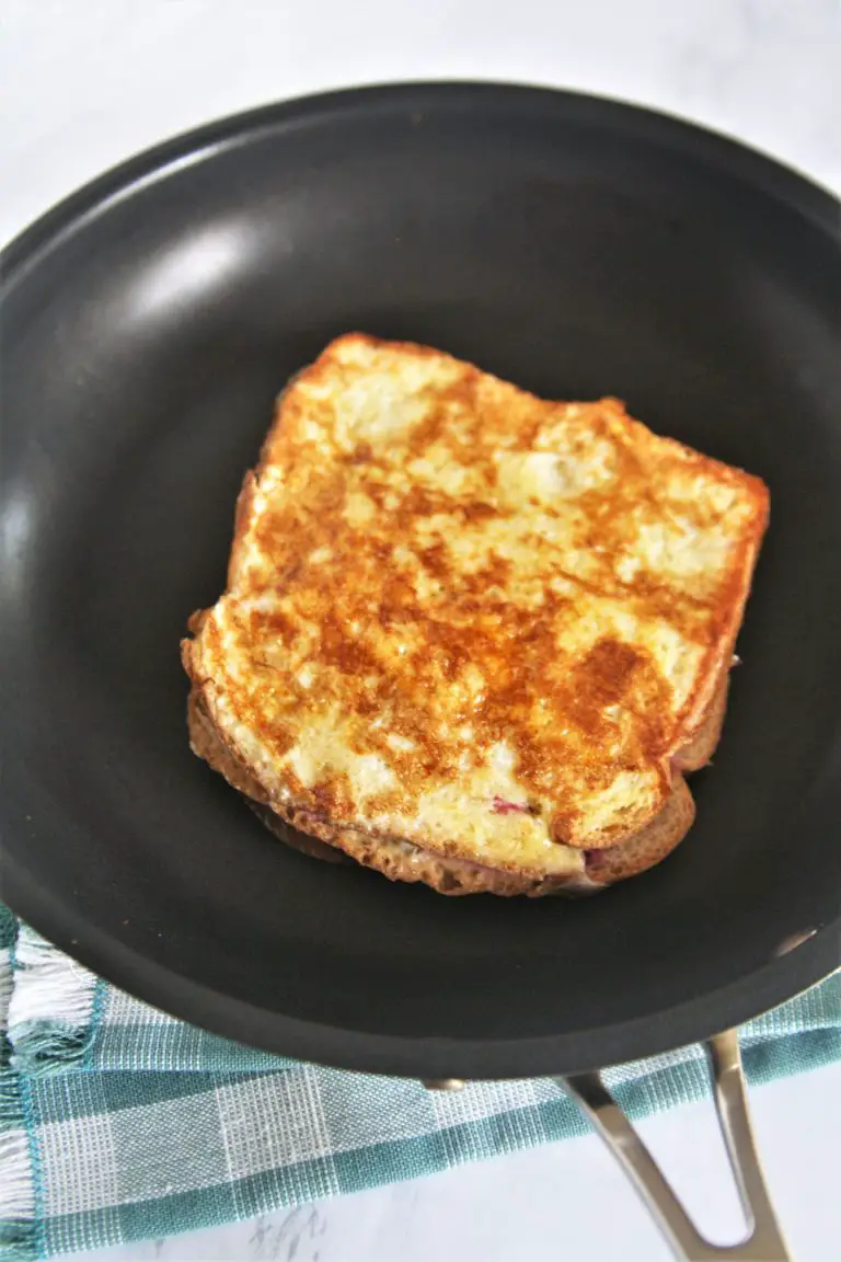Cranberry Cream Cheese Stuffed French Toast - The Tasty Bite