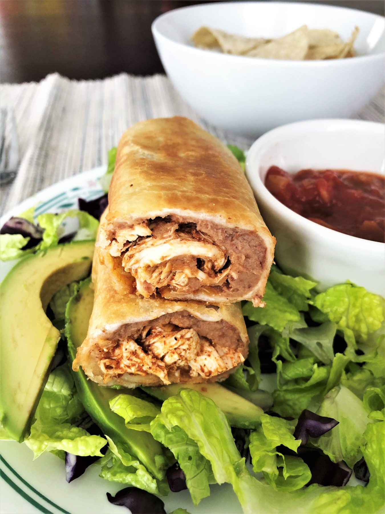 Chicken Chimichangas