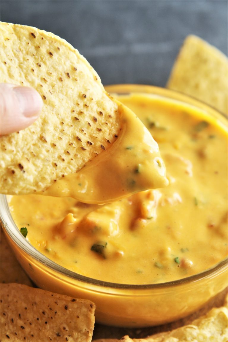5-Ingredient Queso Dip - The Tasty Bite