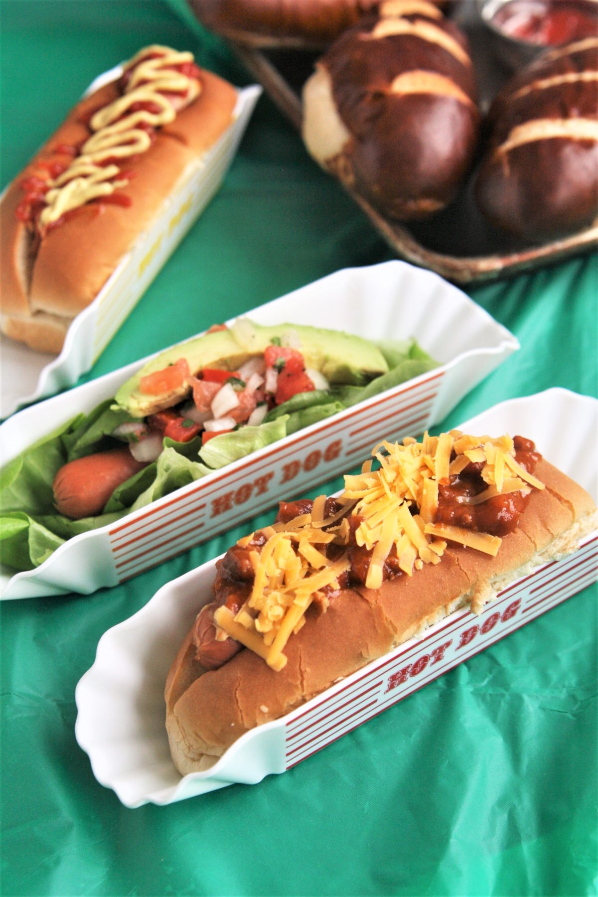 Take your next game day get together to the next level and serve this fun and delicious Build-Your-Own Hot Dog Charcuterie Grazing Boardfor an epic game day eats! 
