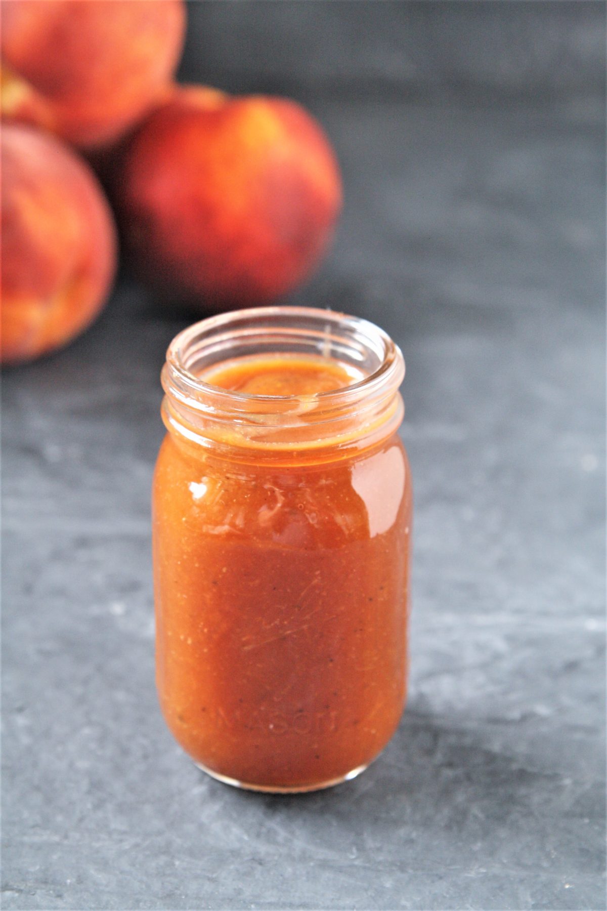 Barbecue sauce is a staple and when you top your next grilled dinner with this sweet and tangy homemade peach barbecue sauce you may just never go back to store bought sauces.