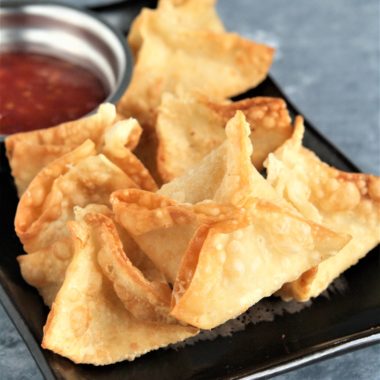 Homemade Crispy Crab Rangoon