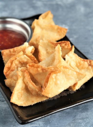 Homemade Crispy Crab Rangoon