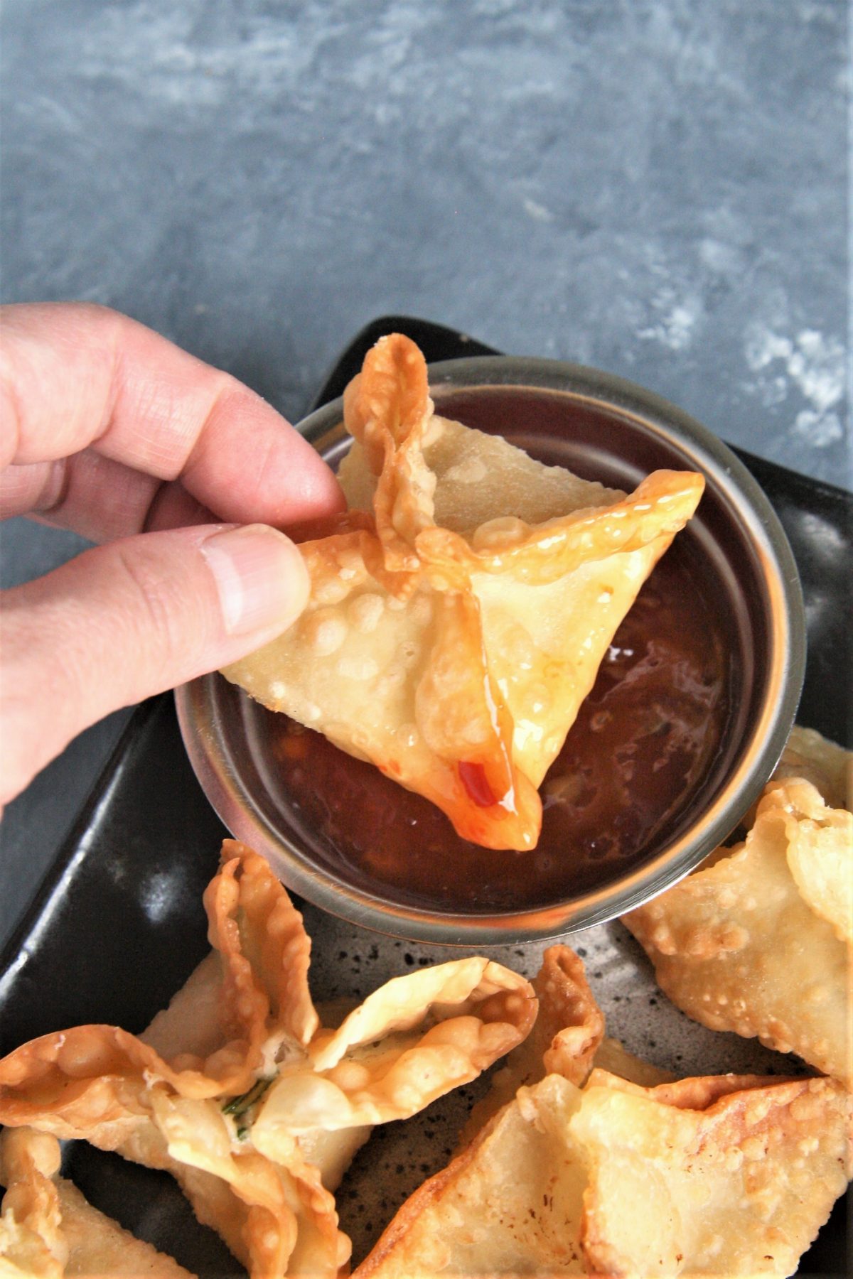 Homemade Crispy Crab Rangoon