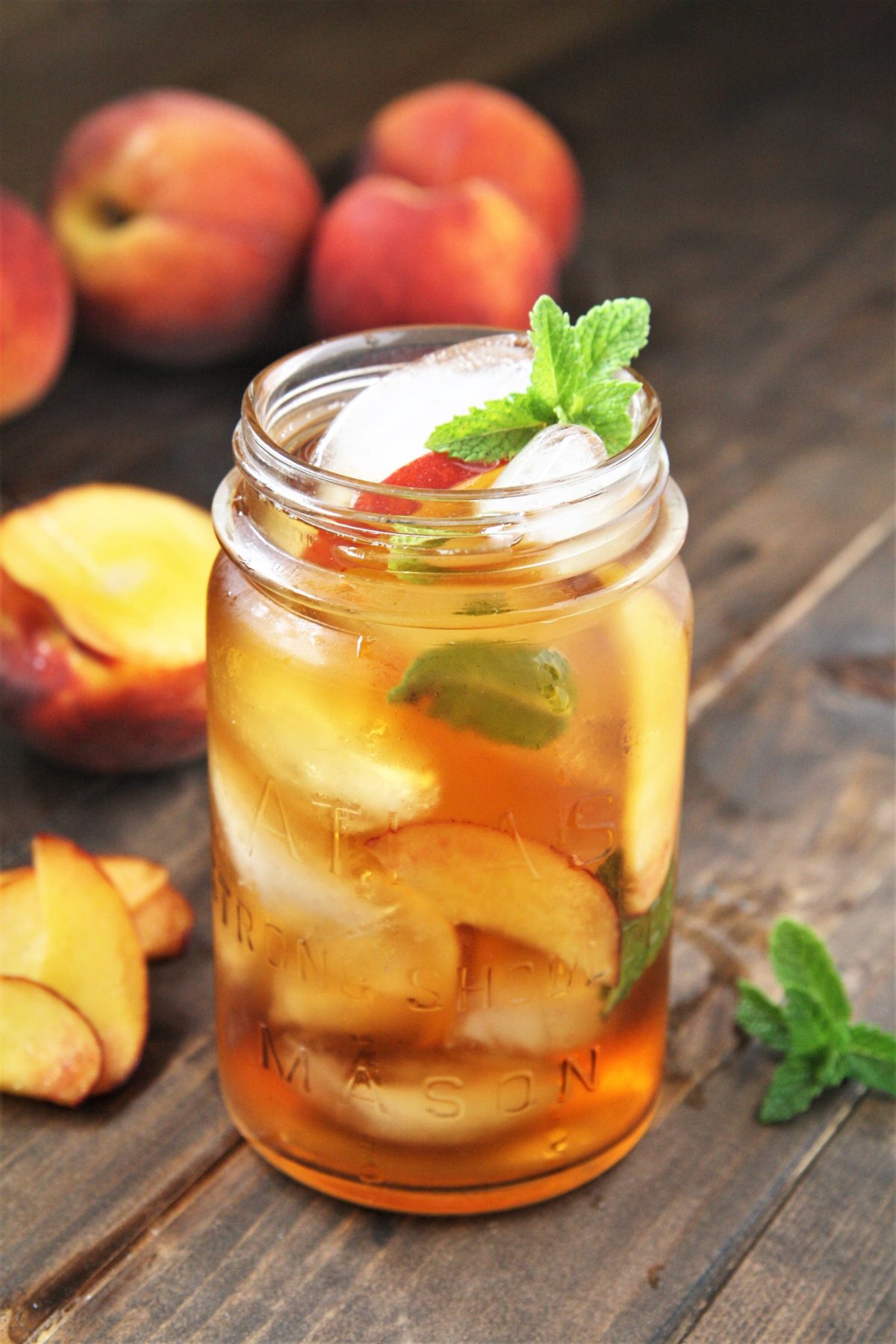 Ginger Peach Iced Tea - Large Black Tea Pouches