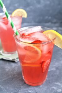 Make this Starbucks Copycat Strawberry Acai Lemonade Refresher right at home! Sweet, tangy, and thirst-quenching, it's the perfect summertime drink to cool you down on a hot day.