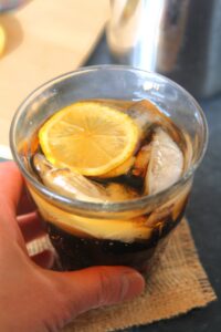 Try this Refreshing Iced Coffee and Lemon Tonic Drink Recipe for a tasty and interesting twist to your regular iced coffee, with a blend of smooth coffee, bitter tonic, and zesty lemon!