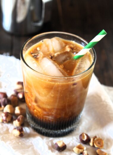 Indulge in the newest Starbucks Iced Hazelnut Oatmilk Shaken Espresso, combining the richness of the Blonde espresso with the creamy sweetness of oatmilk and roasted hazelnut, from the comfort of your home with this copycat Starbucks recipe.