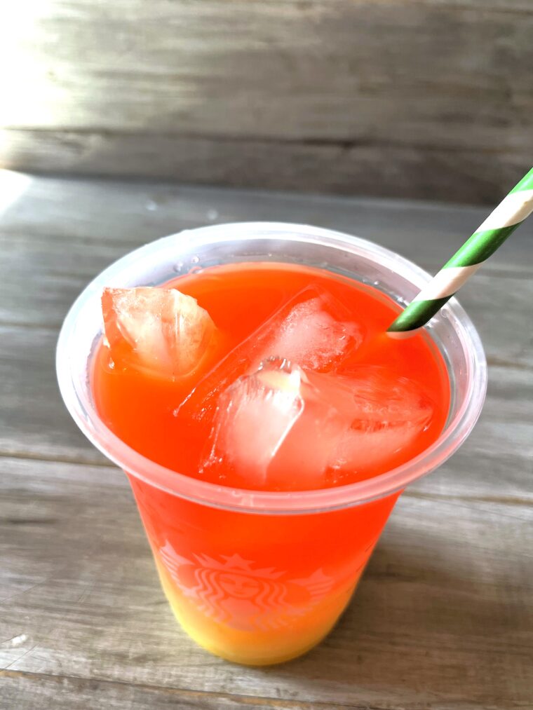 Starbucks Sunset Drink Recipe (Secret Menu Item) The Tasty Bite