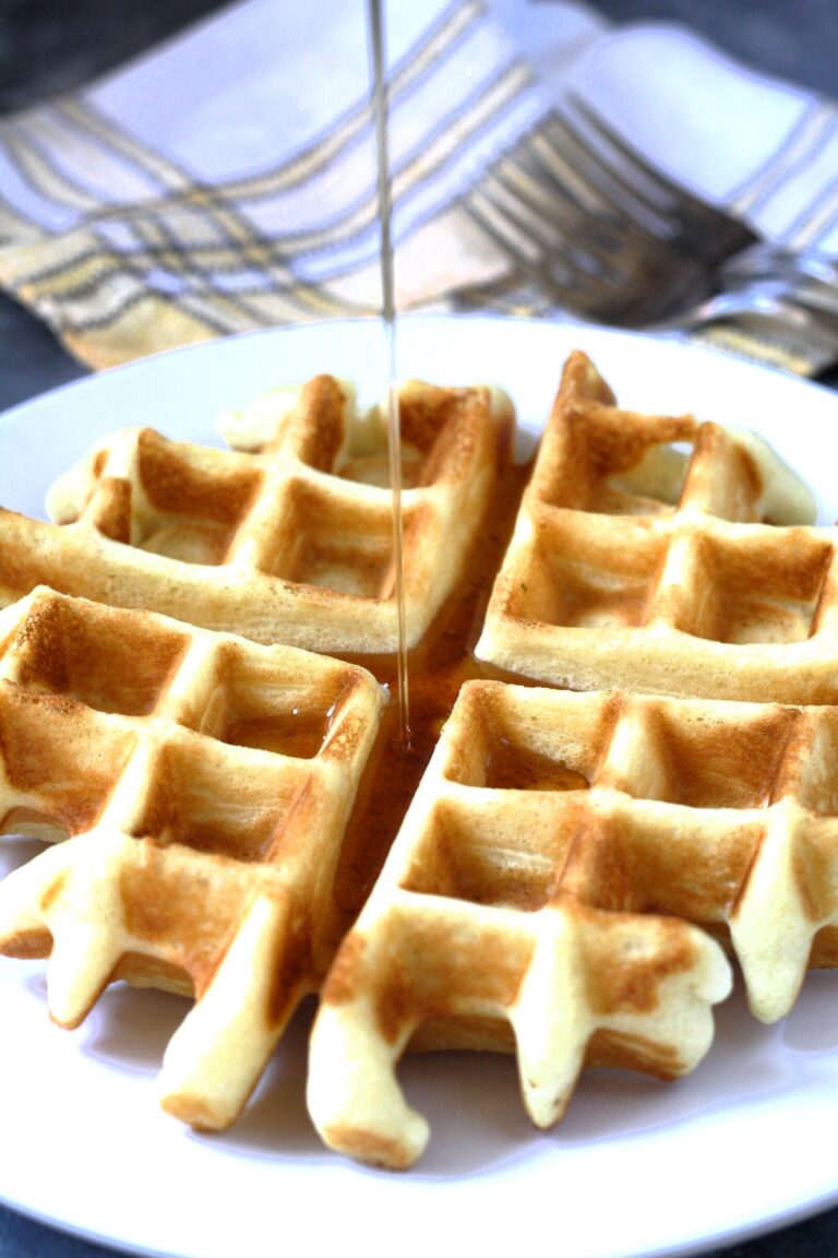Quick and Easy Waffle Recipe Using Krusteaz Pancake Mix - The Tasty Bite