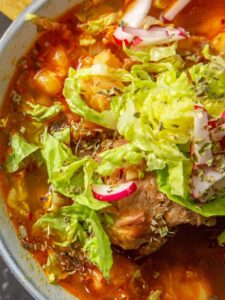 Learn how to make authentic Pozole Rojo de Pollo, a traditional Mexican chicken and hominy stew in red chile sauce. Easy, flavorful, perfect for special occasions or cozy nights. Includes tips, variations, and a printable recipe.