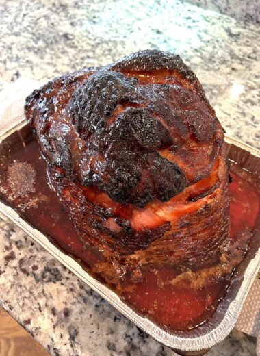 Perfectly roasted boneless (or bone-in) fresh ham with garlic rub, brown sugar glaze, and Dijon mustard. Tips for juicy ham, golden perfection, and easy leftovers.