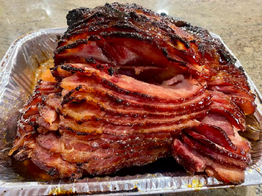 Perfectly roasted boneless (or bone-in) fresh ham with garlic rub, brown sugar glaze, and Dijon mustard. Tips for juicy ham, golden perfection, and easy leftovers.